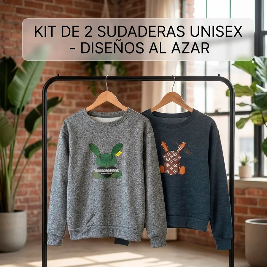 SUDADERA-01 KIT DE 2 SUDADERAS 8673
